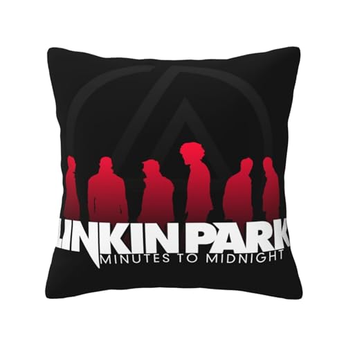 KAINSTIS Park Rock Band Lin-kin Chester Büro Rückenstützenschoner Innenraumentzückende Kissenbezüge Sofa Rückenstützenschoner Mehrfarbig 40 x 40 cm KAINSTIS Park Rock Band Lin-kin Chester Büro Rückenstützenschoner Innenraumentzückende Kissenbezüge Sofa Rückenstützenschoner Mehrfarbig 40 x 40 cm von KAINSTIS