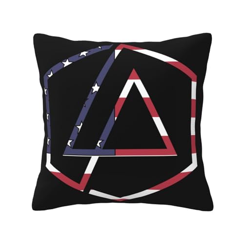 KAINSTIS Park Rock Band Lin-kin Chester Büro Rückenstützenschoner Innenraumentzückende Kissenbezüge Sofa Rückenstützenschoner Mehrfarbig 45 x 45 cm KAINSTIS Park Rock Band Lin-kin Chester Büro Rückenstützenschoner Innenraumentzückende Kissenbezüge Sofa Rückenstützenschoner Mehrfarbig 45 x 45 cm von KAINSTIS