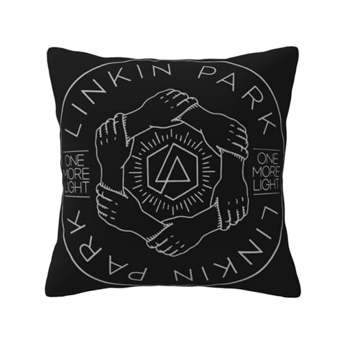KAINSTIS Park Rock Band Lin-kin Chester Büro Rückenstützenschoner Innenraumentzückende Kissenbezüge Sofa Rückenstützenschoner Mehrfarbig 45 x 45 cm KAINSTIS Park Rock Band Lin-kin Chester Büro Rückenstützenschoner Innenraumentzückende Kissenbezüge Sofa Rückenstützenschoner Mehrfarbig 45 x 45 cm von KAINSTIS