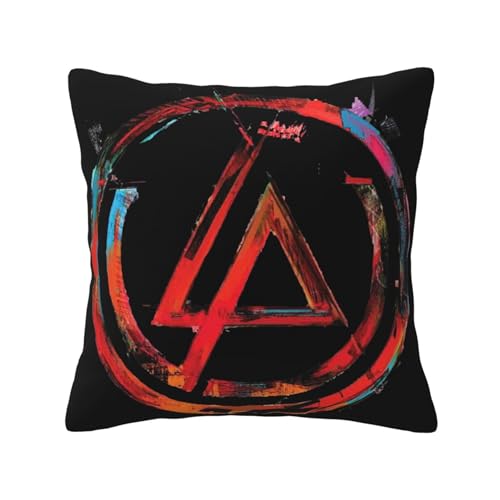KAINSTIS Park Rock Band Lin-kin Chester Büro Rückenstützenschoner Innenraumentzückende Kissenbezüge Sofa Rückenstützenschoner Mehrfarbig 50 x 50 cm KAINSTIS Park Rock Band Lin-kin Chester Büro Rückenstützenschoner Innenraumentzückende Kissenbezüge Sofa Rückenstützenschoner Mehrfarbig 50 x 50 cm von KAINSTIS