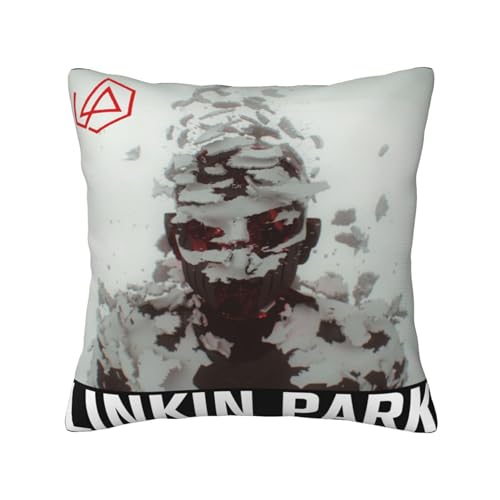 KAINSTIS Park Rock Band Lin-kin Chester Büro Rückenstützenschoner Innenraumentzückende Kissenbezüge Sofa Rückenstützenschoner Mehrfarbig 50 x 50 cm KAINSTIS Park Rock Band Lin-kin Chester Büro Rückenstützenschoner Innenraumentzückende Kissenbezüge Sofa Rückenstützenschoner Mehrfarbig 50 x 50 cm von KAINSTIS