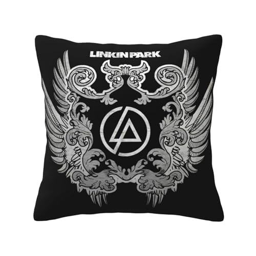 KAINSTIS Park Rock Band Lin-kin Chester Büro Rückenstützenschoner Innenraumentzückende Kissenbezüge Sofa Rückenstützenschoner Mehrfarbig 50 x 50 cm KAINSTIS Park Rock Band Lin-kin Chester Büro Rückenstützenschoner Innenraumentzückende Kissenbezüge Sofa Rückenstützenschoner Mehrfarbig 50 x 50 cm von KAINSTIS