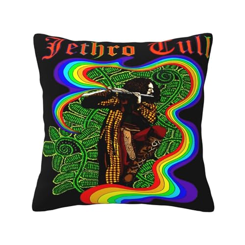 KAINSTIS Tull Rock Band Jethro Büro Rückenstützenschoner Innenraumentzückende Kissenbezüge Sofa Rückenstützenschoner Mehrfarbig 30 x 30 cm KAINSTIS Tull Rock Band Jethro Büro Rückenstützenschoner Innenraumentzückende Kissenbezüge Sofa Rückenstützenschoner Mehrfarbig 30 x 30 cm von KAINSTIS