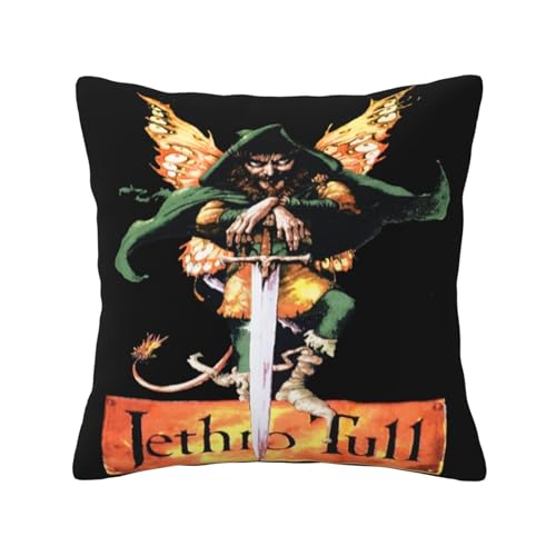 KAINSTIS Tull Rock Band Jethro Büro Rückenstützenschoner Innenraumentzückende Kissenbezüge Sofa Rückenstützenschoner Mehrfarbig 40 x 40 cm KAINSTIS Tull Rock Band Jethro Büro Rückenstützenschoner Innenraumentzückende Kissenbezüge Sofa Rückenstützenschoner Mehrfarbig 40 x 40 cm von KAINSTIS