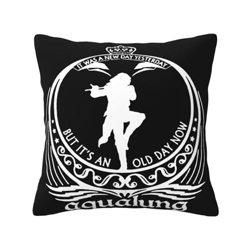 KAINSTIS Tull Rock Band Jethro Büro Rückenstützenschoner Innenraumentzückende Kissenbezüge Sofa Rückenstützenschoner Mehrfarbig 40 x 40 cm KAINSTIS Tull Rock Band Jethro Büro Rückenstützenschoner Innenraumentzückende Kissenbezüge Sofa Rückenstützenschoner Mehrfarbig 40 x 40 cm von KAINSTIS
