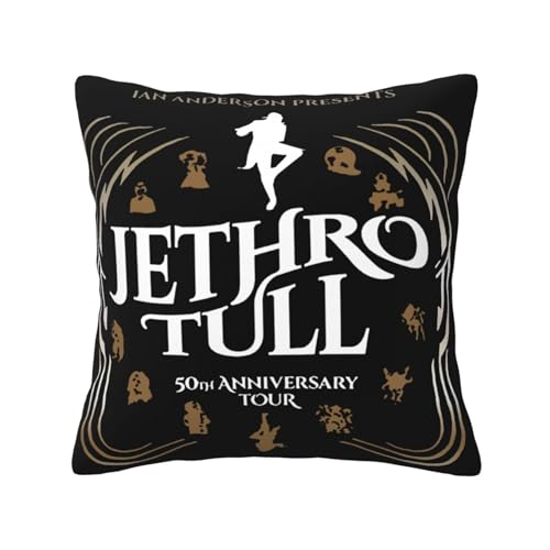 KAINSTIS Tull Rock Band Jethro Büro Rückenstützenschoner Innenraumentzückende Kissenbezüge Sofa Rückenstützenschoner Mehrfarbig 40 x 40 cm KAINSTIS Tull Rock Band Jethro Büro Rückenstützenschoner Innenraumentzückende Kissenbezüge Sofa Rückenstützenschoner Mehrfarbig 40 x 40 cm von KAINSTIS