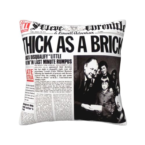 KAINSTIS Tull Rock Band Jethro Büro Rückenstützenschoner Innenraumentzückende Kissenbezüge Sofa Rückenstützenschoner Mehrfarbig 45 x 45 cm KAINSTIS Tull Rock Band Jethro Büro Rückenstützenschoner Innenraumentzückende Kissenbezüge Sofa Rückenstützenschoner Mehrfarbig 45 x 45 cm von KAINSTIS