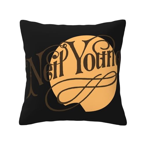KAINSTIS Young Rock Band Neil Crazy Horse Büro Rückenstützenschoner Innenraumentzückende Kissenbezüge Sofa Rückenstützenschoner Mehrfarbig 50 x 50 cm KAINSTIS Young Rock Band Neil Crazy Horse Büro Rückenstützenschoner Innenraumentzückende Kissenbezüge Sofa Rückenstützenschoner Mehrfarbig 50 x 50 cm von KAINSTIS