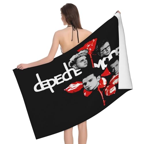 Mode Music De&PE&Che Band Outdoor Badetuch Superfeinstes Mikrofaser-Absaugtuch fürs Schwimmen am Strand Strandtuch für Ausflüge und Picknicks von KAINSTIS