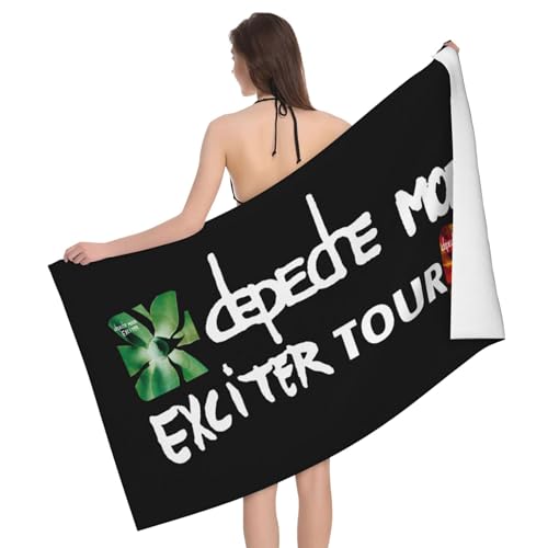 Mode Music De&PE&Che Band Outdoor Badetuch Superfeinstes Mikrofaser-Absaugtuch fürs Schwimmen am Strand Strandtuch für Ausflüge und Picknicks von KAINSTIS