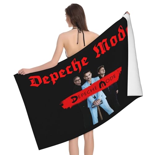 Mode Music De&PE&Che Band Outdoor Badetuch Superfeinstes Mikrofaser-Absaugtuch fürs Schwimmen am Strand Strandtuch für Ausflüge und Picknicks von KAINSTIS