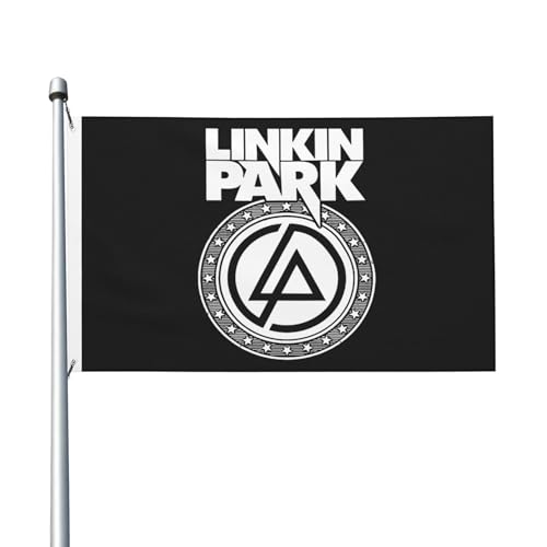 Park Rock Band Lin-kin Chester Dekorationsfahne Gartenschenkelfahne doppelseitig bedruckte Vollbildfahne von KAINSTIS