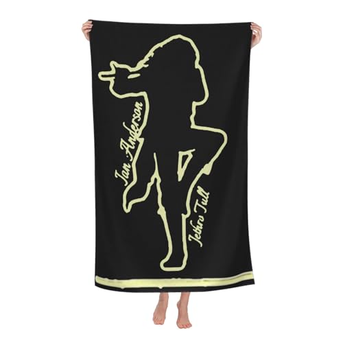 Tull Rock Band Jethro Outdoor Badetuch Superfeinstes Mikrofaser-Absaugtuch fürs Schwimmen am Strand Strandtuch für Ausflüge und Picknicks von KAINSTIS