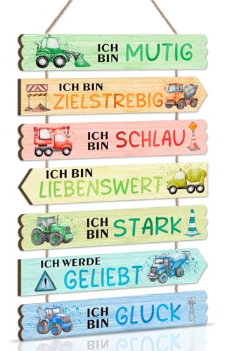 KAIRNE Baufahrzeuge Inspirierende Zitate Kinder Wandbild mit Spruch Wanddeko Kindzimmer Mädchen Jungen Baumaschinen für Babyzimmer Deko Baustelle Wandschild für Schlafzimmer Geschenk Tür Deko KAIRNE Baufahrzeuge Inspirierende Zitate Kinder Wandbild mit Spruch Wanddeko Kindzimmer Mädchen Jungen Baumaschinen für Babyzimmer Deko Baustelle Wandschild für Schlafzimmer Geschenk Tür Deko von KAIRNE