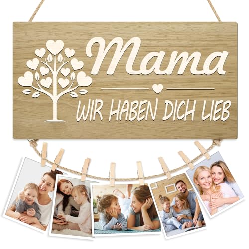 KAIRNE MAMA Holzschild mit Spruch Mom Geschenk Oma Geburtstagsgeschenk Mama Wir Haben Dich Lieb Wanddeko für Wohnzimmer Schlafzimmer Personalisierte Geschenke für Oma von Enkelkindern Enkelkinderpa KAIRNE MAMA Holzschild mit Spruch Mom Geschenk Oma Geburtstagsgeschenk Mama Wir Haben Dich Lieb Wanddeko für Wohnzimmer Schlafzimmer Personalisierte Geschenke für Oma von Enkelkindern Enkelkinderpa von KAIRNE