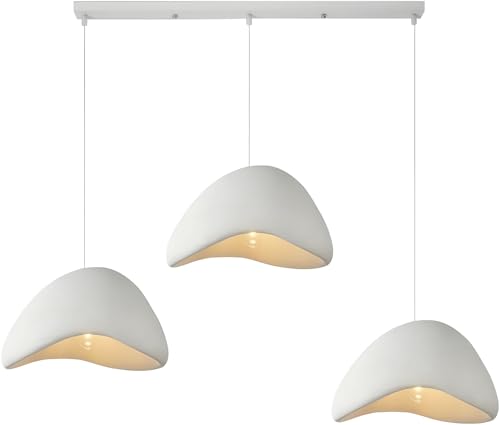 KAIRRY Wabi-Sabi Pendelleuchte E27 Moderne Pendelleuchte für das Esszimmer Höhenverstellbare Pendelleuchte Innenbeleuchtung für Wohnzimmer Esstisch(A) von KAIRRY