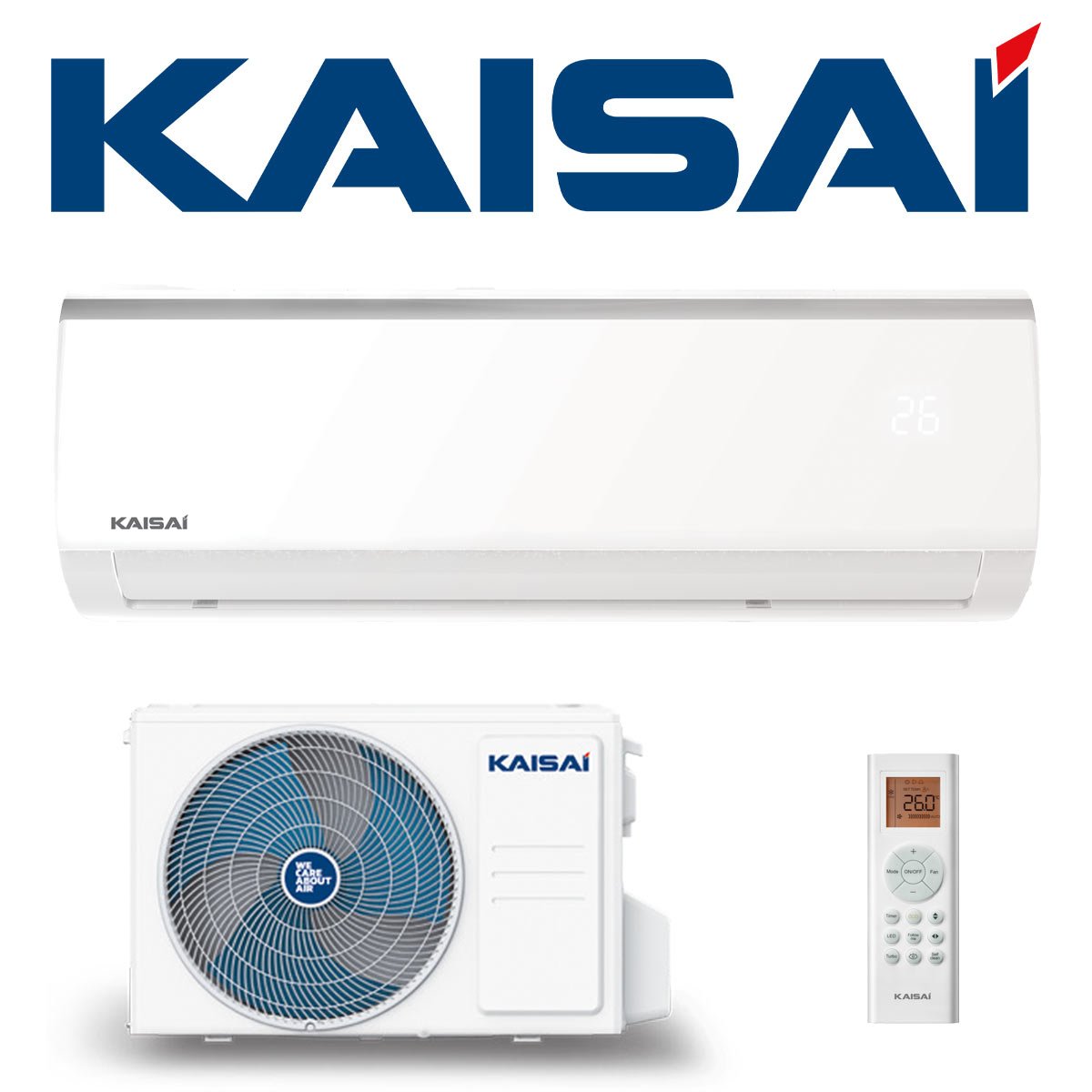 KAISAI FLY Klimaanlage SET KWX-09HRH mit Wandgerät 2,6kW"" KAISAI FLY Klimaanlage SET KWX-09HRH mit Wandgerät 2,6kW"" von KAISAI