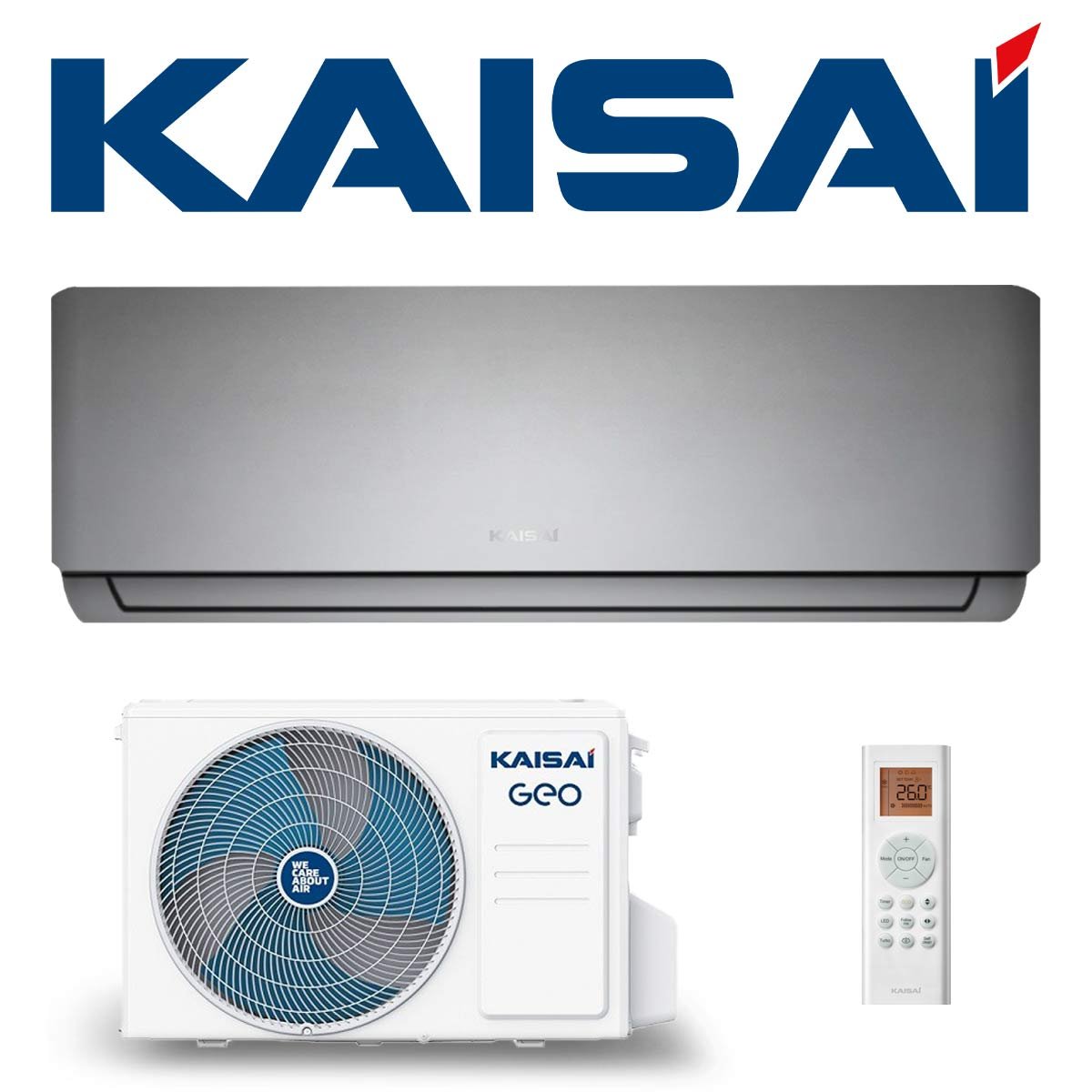 KAISAI GEO Singlesplit Set 3,5 kW | KGE-12GRGI + KGE-12GRGO"" von KAISAI