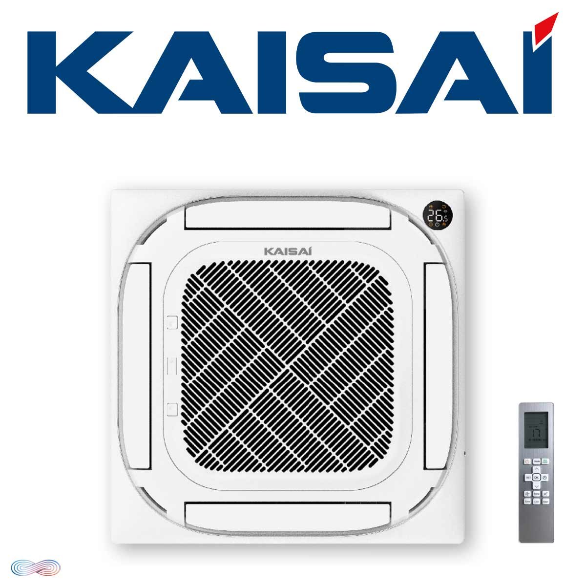 KAISAI Kompakt 4-Wege-Deckenkassette 3,5 kW | KCA4U-12HRG32"" KAISAI Kompakt 4-Wege-Deckenkassette 3,5 kW | KCA4U-12HRG32"" von KAISAI