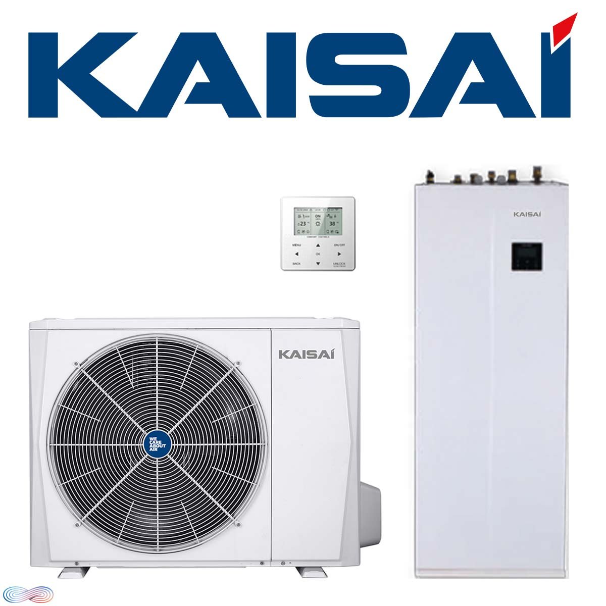 Kaisai Artic 6 kW Split Luft-Wasser-Wärmepumpe mit Speicher 190L |... von KAISAI