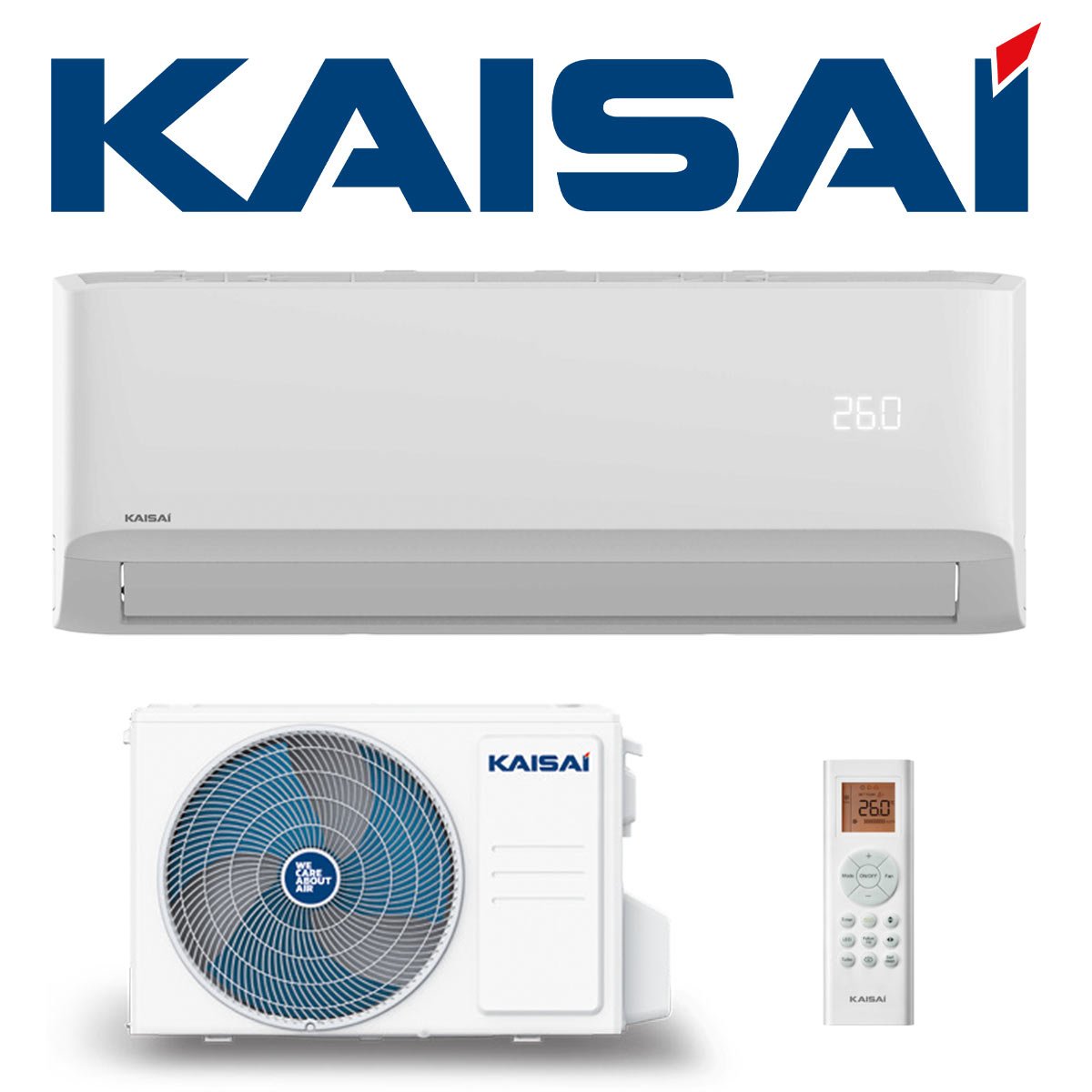 Kaisai CARE Singlesplit Set 5,3 kW | KWC-18CGI + KWC-18CGO"" von KAISAI