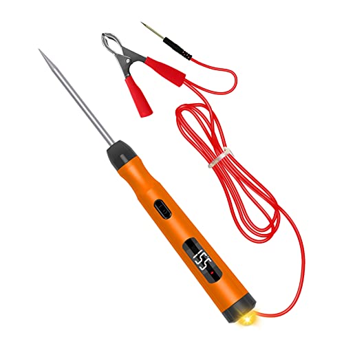Spannungsprüfer KFZ Prüflampe Spannungstester DC 6 V 12 V 24 V Stromprüfer Digitaler LED-KFZ-Stromkreistester Auto Schaltung Teststift Spannungsprüfer KFZ Prüflampe Spannungstester DC 6 V 12 V 24 V Stromprüfer Digitaler LED-KFZ-Stromkreistester Auto Schaltung Teststift von KAISAL