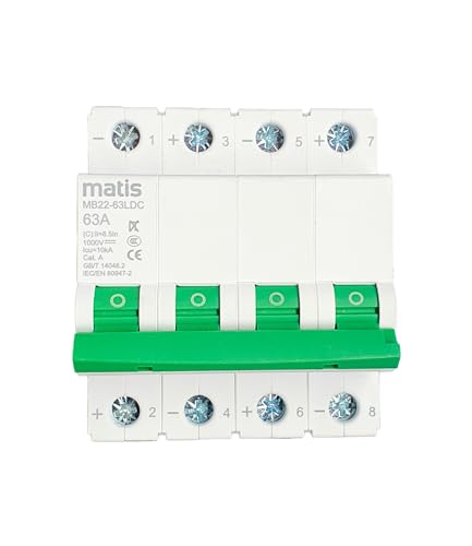 KAISER ELECTRONICS DC-Leitungsschutzschalter Photovoltaik 4-polig 1000V 63A von KAISER ELECTRONICS