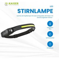 Led Stirnlampe berührungslos led mit 2 Lichtquellen von KAISER ELECTRONICS