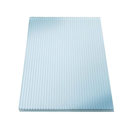 KAISER plastic® 3-fach-Stegplatten | X Struktur 16mm - Fachwerkplatte | 980 x 3000 mm - 5er SET | aus Polycarbonat (PC) von KAISER PLASTIC