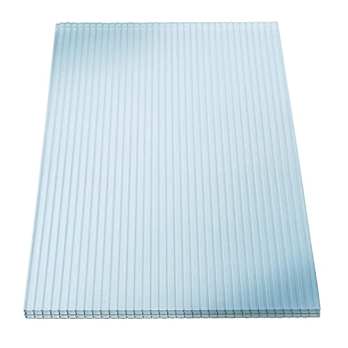 KAISER plastic® 3x Doppelstegplatten Polycarbonat 16/20-98 x 200 cm (5,88 m²) - Klar & UV-beständig - Hohlkammerplatten Xtra Strong - Stegplatten für Dach, Gewächshaus, Carport von KAISER PLASTIC