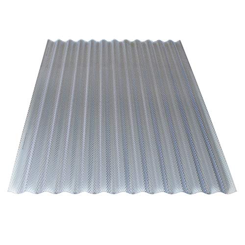 KAISER plastic® 5er Set Wellplatte Wabe | Xtra Strong (PC) | Wabenstruktur und klar | 2,6mm Stärke | Welle 76/18 | 90 x 120 cm | Made in Germany von KAISER PLASTIC