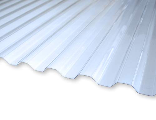 KAISER plastic® Wellplatte | Xtra Strong (PC) | glatt und klar | Trapez 76/18-1mm Stärke | 90 x 117 cm | 1 Stück | Made In Germany von KAISER PLASTIC