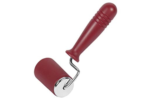 KAISER Backform-Roller 18 x 4 cm KAISERflex Red 100% lebensmittelechtes Silikon mit Metallkern ergonomische Griffe hohe Formstabilität und Flexibilität von Kaiser