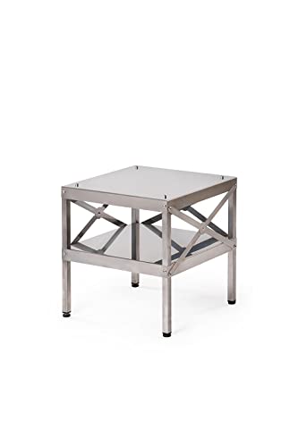 KAISER COMPANY - Tragbare Edelstahl Basis für Räucherschränke und Räuchern Zubehör für die Modelle 80 und 125 - elektrisch und auch mit Holzbefeuerung von KAISER