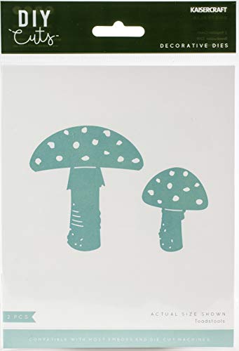 KAISERCRAFT PTY LTD (3PL) DD641 KAISERCRAFT DIE TOADSTOOLS, Fliegenpilze, Einheitsgröße von Kaisercraft