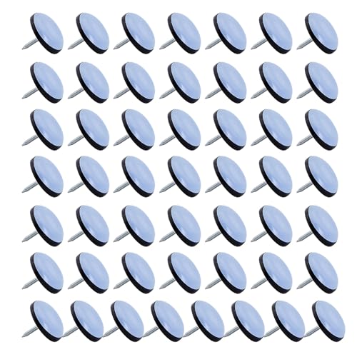 50 Stück Mehrzweck-Tisch-/Stuhl-Fußgleiter, stabile ABS-Möbelbeinpolster, Bodenschoner mit Schrauben-Designs von KAIXINXIN