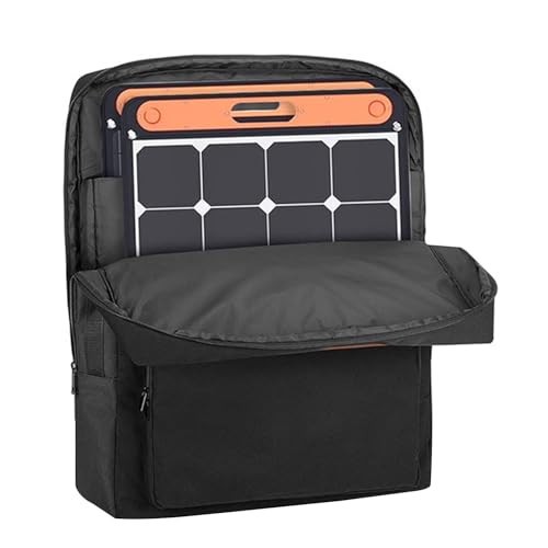 KAIXINXIN Tragbare Solar-Panel-Tragetasche für Ankers Solix PS100 PS200, stabile Canvas-Tasche mit mehreren Fächern, für den täglichen Gebrauch von KAIXINXIN