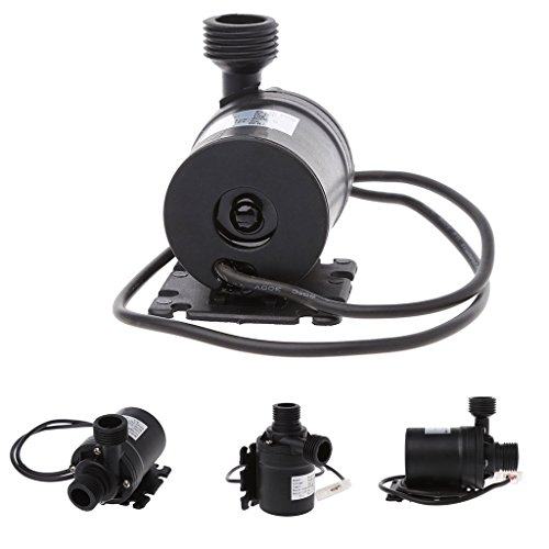 ZYW680 Geräuscharmes Wasser, 10,2 cm, Einlass und Auslass, 12 V, 5 Meter von KAIXINXIN
