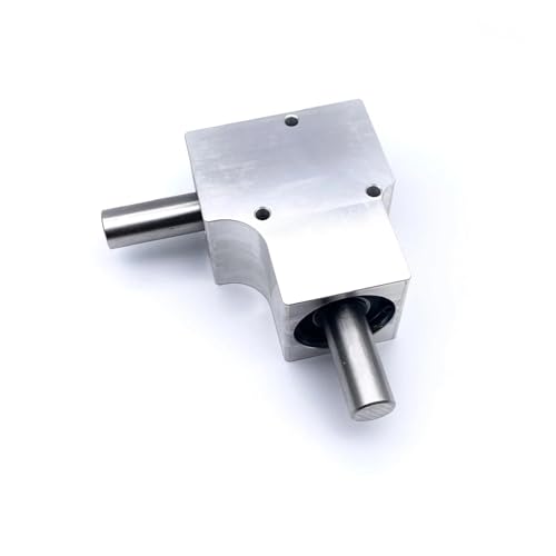 1:1 Welle 15 mm 20 kg Einzel-/Doppelabgangswelle 200 U/min Drehvorrichtung 90° Winkel des Umschalters Reduzierstück aus Aluminium konisch spiralförmig 1,5 m Lenkvorrichtung inkl von KAKAK