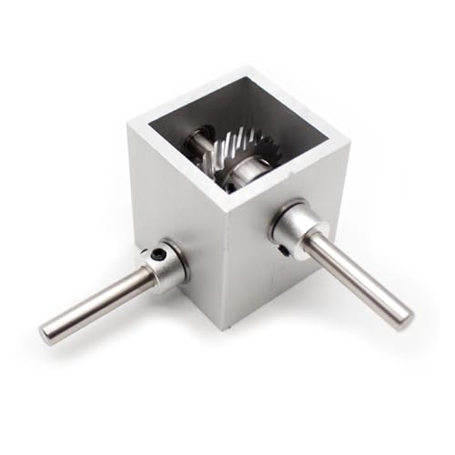 1:2 Turbine Schneckengetriebeantrieb Rechtwinkliger Winkel Umkehrbox 90 Grad Winkelminderer Winkelgerät für 6 mm Welle Lenkgerät mit Getriebe 1:2 Turbine Schneckengetriebeantrieb Rechtwinkliger Winkel Umkehrbox 90 Grad Winkelminderer Winkelgerät für 6 mm Welle Lenkgerät mit Getriebe von KAKAK