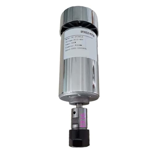 48V Spindel Graviermaschine Spindelmotor Luftkühlung Spindel DC Motor CNC Graviermaschine ER11 oder ER16 Geräuscharm, hohe Präzision(300W ER16 Spindle) von KAKAK