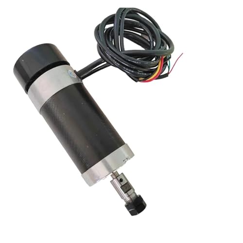 500 W ER11/ER16 bürstenlose Spindel + 55 mm Klemme mit Schrauben + bürstenloser Motortreiber + 48 VDC 10,5 A Netzteil Geräuscharm, hohe Präzision(Model A,ER11) von KAKAK