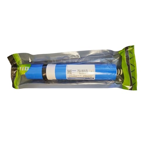 75G RO-Membran 1812 Modell High Flow Filter Ersatz for Home Wasserfiltersystem Mit hoher Filtrationsrate und hohem Durchfluss(2PCS) von KAKAK