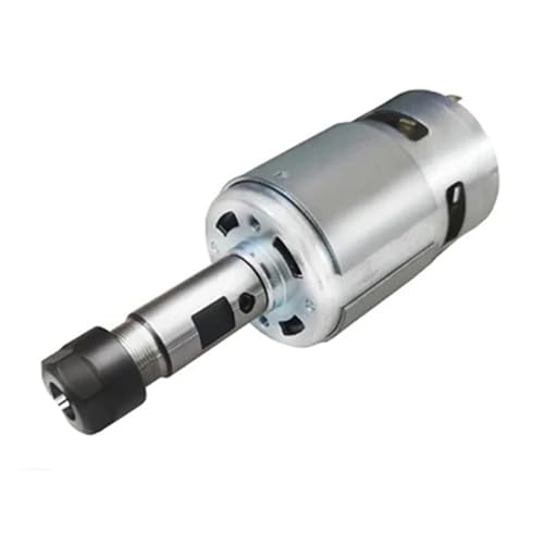 775 Gleichstrommotor, 12–36 V, Kugellager-Spindelmotor mit ER11-Verlängerungsstange, Schnitzmesser for CNC-Fräsmaschine Geräuscharm, hohe Präzision(Motor set) von KAKAK