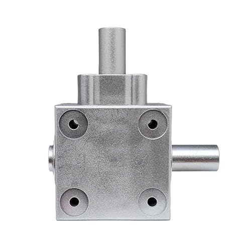 90 Grad T-Umschalter, drei Wege Ausgangswelle, kleiner rechtwinkliger Richtungswechsel, 1:1 Getriebe, 20 mm Doppelwelle Lenkvorrichtung mit Winkelantrieb (Three-out shaft) von KAKAK