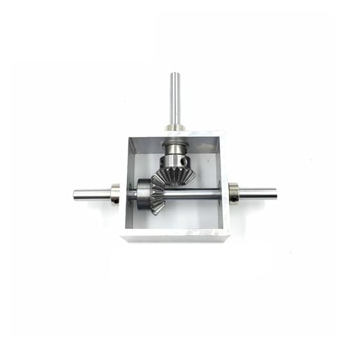 90 Grad rechts Winkel Kommutator Getriebe Rückwärtsgetriebe Doppelausgehende Welle Präzisionssteuergetriebe Drehzahlverhältnis 1:1 Winkelgetriebe(6MM Shaft,Typ A) von KAKAK