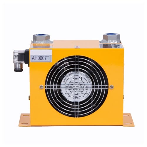 AH0607T Aluminium Plattenwärmetauscher Heizkörper Hydraulische Luft Ölkühler mit Lüfter Industrielle AC/DC Große Wärmeableitungsbereich(DC12) von KAKAK