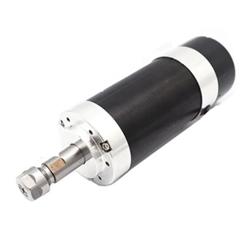CNC 500W luftgekühlte bürstenlose Spindel ER11 ER16 Spannzange 55mm PCB Motor Graviermaschine 48V 12000RPM Geräuscharm, hohe Präzision(Set 5,500W ER16) von KAKAK
