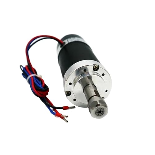 CNC-luftgekühlte Spindel ER11/ER16 Spannzange 500W/300W bürstenloser Spindelmotor 48V Netzteil Treiber + 55mm Klemme Geräuscharm, hohe Präzision(500W Set 7,ER11) von KAKAK
