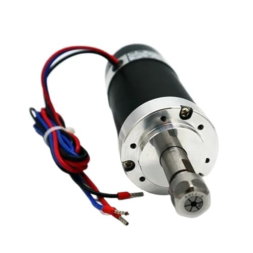 CNC-luftgekühlte Spindel ER11/ER16 Spannzange 500W/300W bürstenloser Spindelmotor Graviermaschine 48V Netzteil Treiber + 55mm Klemme Geräuscharm, hohe Präzision(500W Set 7,ER16) von KAKAK